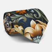 Italiaanse renaissance in het blauw stropdas (Opgerold)