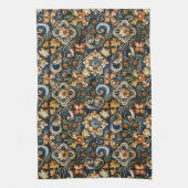 Italiaanse renaissance in het blauw theedoek (Verticaal)