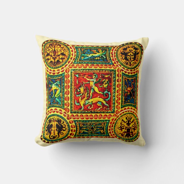 Italiaanse renaissance motieven print kussen (Voorkant)
