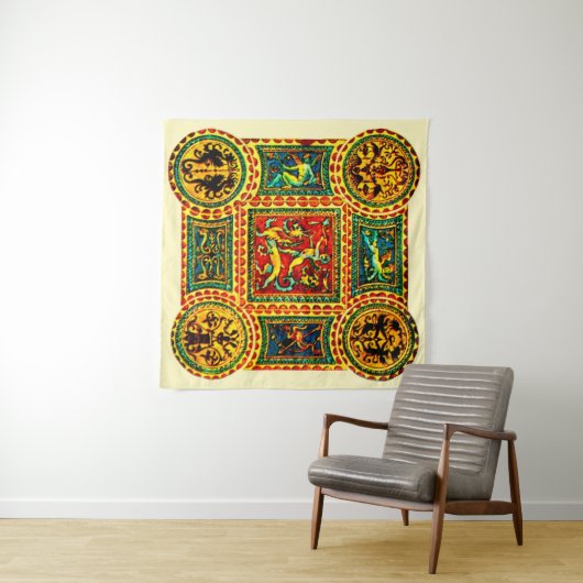 Italiaanse renaissancefilms wandkleed (In Situ (horizontaal))