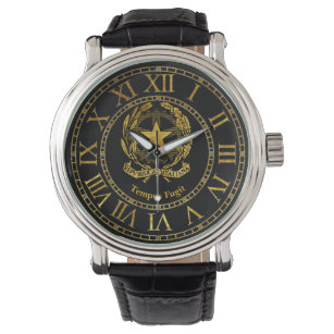 Italiaanse Republiek Goud Personaliseren Horloge