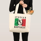 Italiaanse Republiek Grote Tote Bag (Voorkant (product))