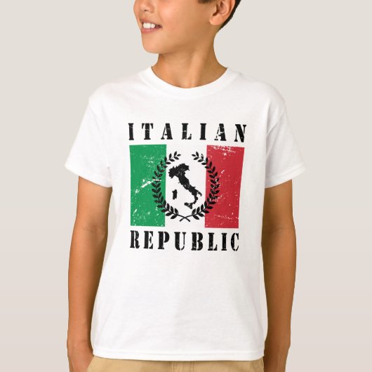 Italiaanse Republiek T-shirt (Voorkant)
