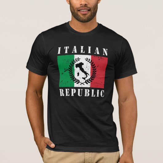 Italiaanse Republiek T-shirt (Voorkant)