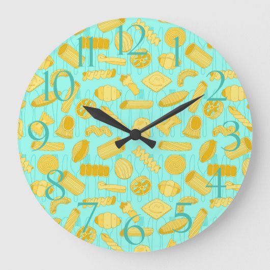 Italiaanse restaurants en restaurants met een uitl grote klok (Voorkant)