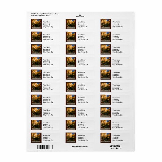 Italiaanse Riviera Europe Italië Reisposter Etiket (Full Sheet)