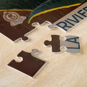 Italiaanse Riviera Europe Italië Reisposter Legpuzzel (Zijkant)