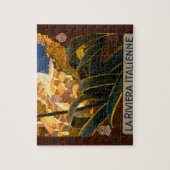 Italiaanse Riviera Europe Italië Reisposter Legpuzzel (Verticaal)