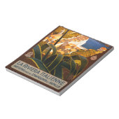 Italiaanse Riviera Europe Italië Reisposter Notitieblok (Linkerzijde)