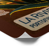 Italiaanse Riviera Europe Italië Reisposter Poster (Hoek)