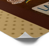 Italiaanse Riviera Europe Italië Reisposter Poster (Hoek)