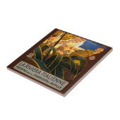 Italiaanse Riviera Europe Italië Reisposter Tegeltje (Zijkant)