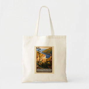 Italiaanse Riviera Europe Italië Reisposter Tote Bag