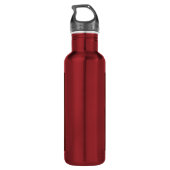 Italiaanse Riviera Europe Italië Reisposter Waterfles (Achterkant)