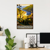 Italiaanse Riviera Print Italië Reisposter (Thuiskantoor)