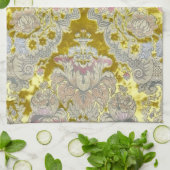 Italiaanse roze Paisley Flowers Theedoek (Gevouwen)