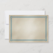 Italiaanse RSVP Rood White & Blue DIY Wedding RSVP (Achterkant)