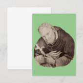 Italiaanse Saint Alphonsus Liguori Bedankkaart (Voorkant / Achterkant)