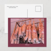 Italiaanse Salami Briefkaart (Voorkant / Achterkant)