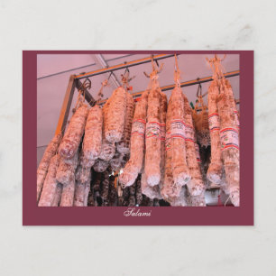Italiaanse Salami Briefkaart