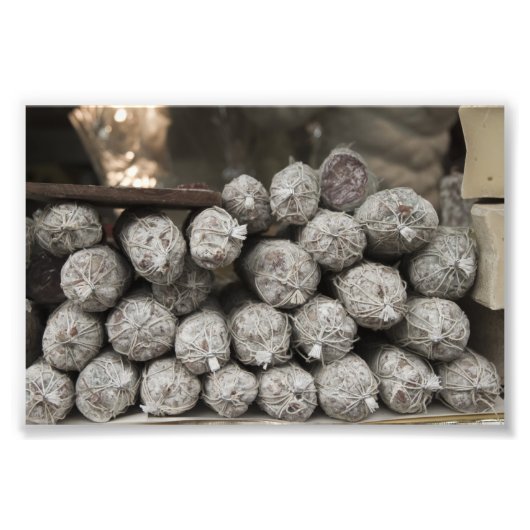 Italiaanse Salami Foto Afdruk (Voorkant)