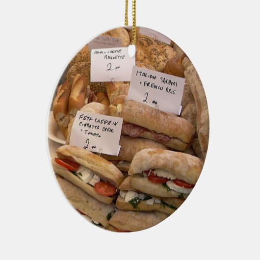 Italiaanse Salami Keramisch Ornament (Rechts)