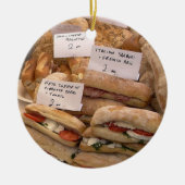 Italiaanse Salami Keramisch Ornament (Voorkant)