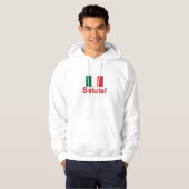 Italiaanse Salute! (Cheers!) Hoodie (Voorkant volledig)