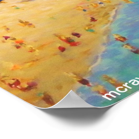 "Italiaanse scène" Poster (Hoek)