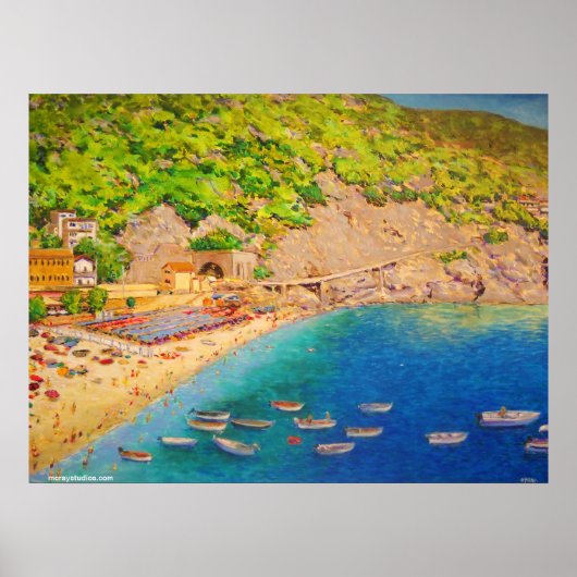 "Italiaanse scène" Poster (Voorkant)