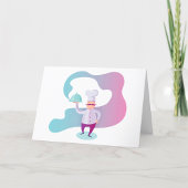 Italiaanse schaakhond bedankkaart