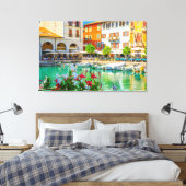 Italiaanse schilderkunst canvas afdruk (Insitu (Slaapkamer))