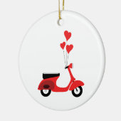 Italiaanse scooter keramisch ornament (Links)