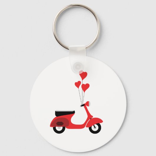 Italiaanse scooter sleutelhanger (Voorkant)