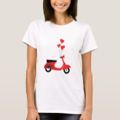 Italiaanse scooter t-shirt (Voorkant)