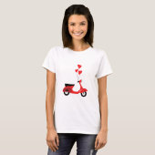 Italiaanse scooter t-shirt (Voorkant volledig)