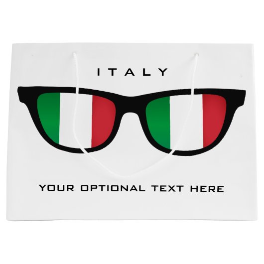 Italiaanse Shades, aangepaste tekst en cadeautas v (Voorkant)