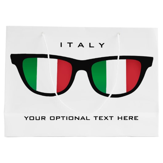 Italiaanse Shades, aangepaste tekst en cadeautas v (Achterkant)