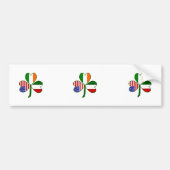 Italiaanse Shamrock Bumpersticker (Voorkant)