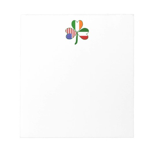 Italiaanse Shamrock Notitieblok (Voorkant)