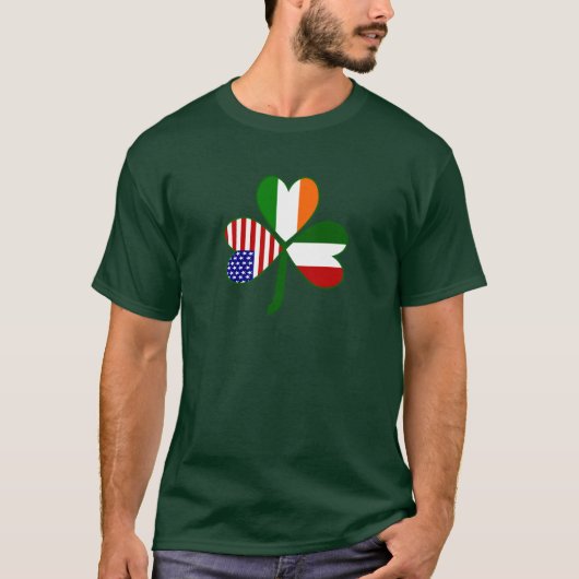 Italiaanse Shamrock T-shirt (Voorkant)