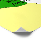 Italiaanse Siciliaanse patriot USA Map Poster (Hoek)