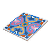 Italiaanse, Siciliaanse stijltiel Tegeltje (Zijkant)