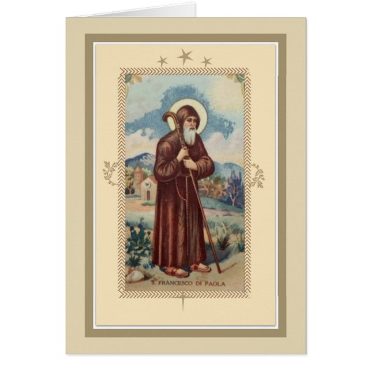 Italiaanse Sint Francesco Di Paola Religieuze (Voorkant)