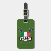 Italiaanse Sjabloon Lacrosse Bagagelabel (Voorkant verticaal)