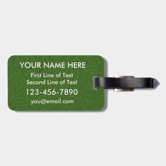 Italiaanse Sjabloon Lacrosse Bagagelabel (Achterkant horizontaal)