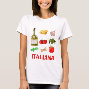 Italiaanse smaak t-shirt