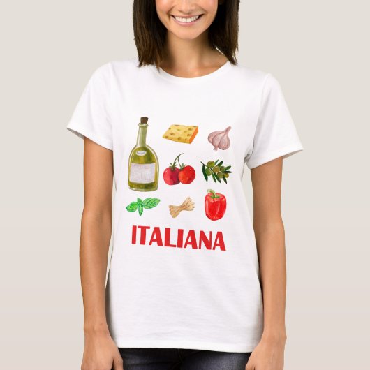 Italiaanse smaak t-shirt (Voorkant)