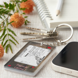 Italiaanse smalle straat - Vaderdag Sleutelhanger