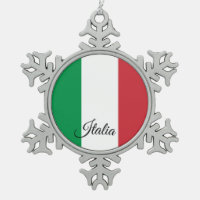 Italiaanse sneeuwvlok, Italiaanse vlag